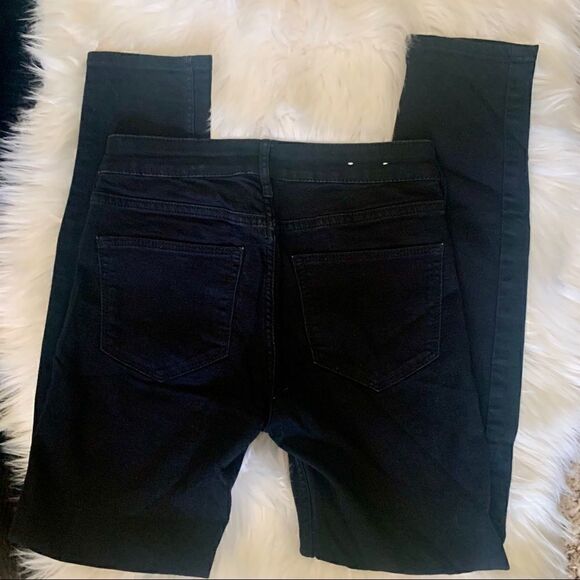 H&M black skinny ankle jeans. Size 25 - Picture 5 of 7